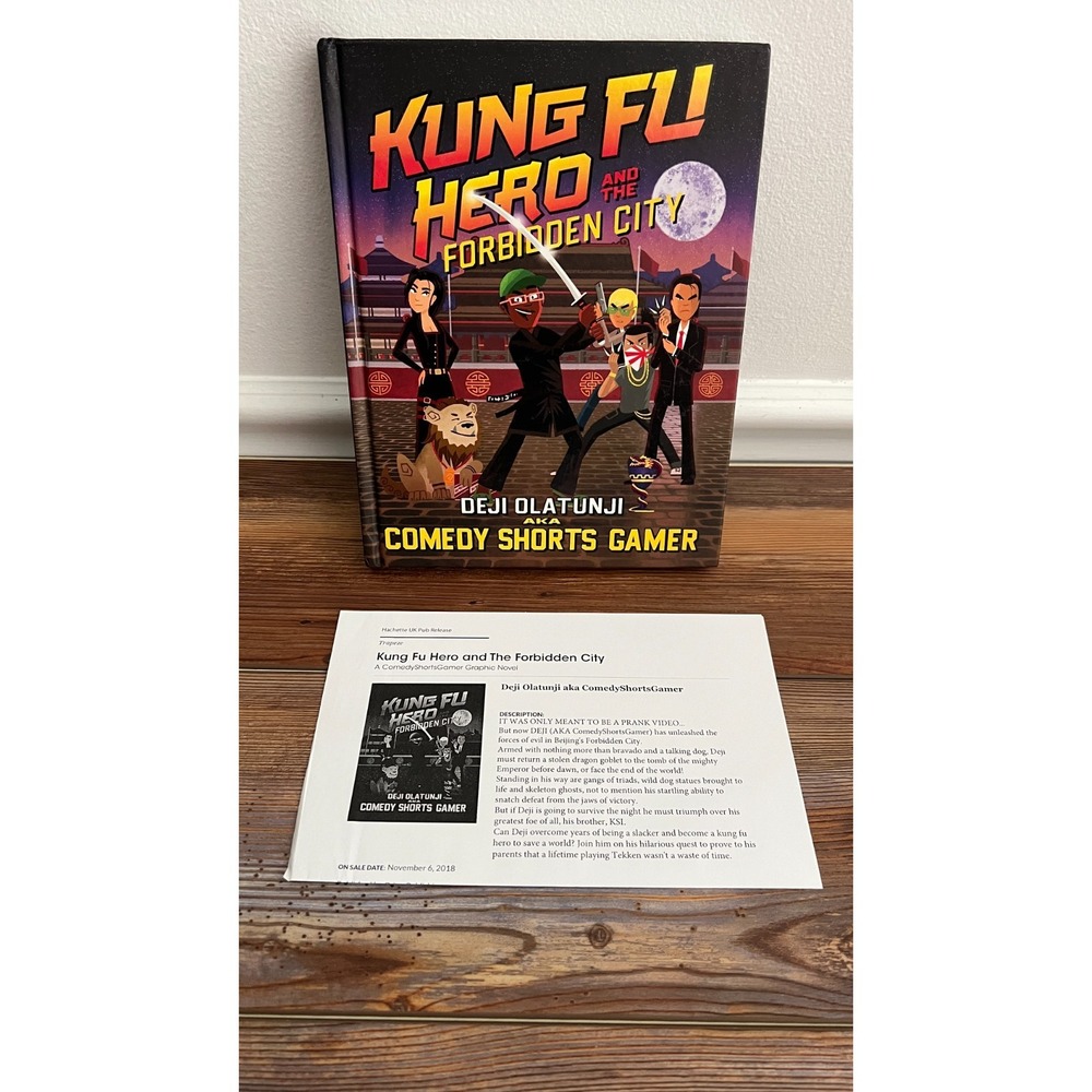 Kung Fu Hero Forbidden City Graphic Novel Deji Olatunji Hardcover 2017